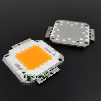 10X 100W 380-840nm Visą Spektrą High Power LED Chip Augti Šviesos hydroponics
