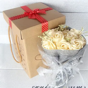 11 gėlių muilo gėlių rankoje gėlių, dovanų dėžutės Valentino Dienos, Kalėdų, gimtadienio dovanos romantiškas vestuves vonia, muilo gėlių
