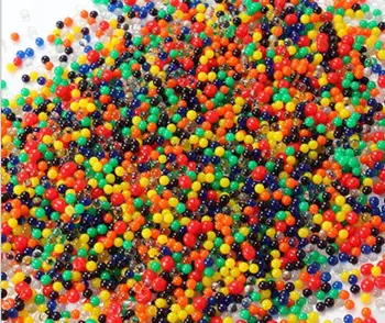 11 spalvų Kristalų Dirvožemio Purvo Magija Augalų Želė Vandens sugeria kristalinis polimeras, dirvožemį drėgną MED Vandens Perlų Karoliukai