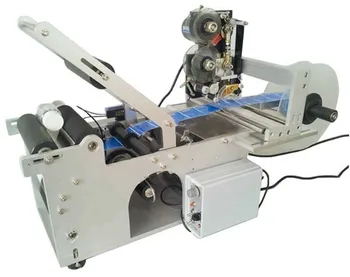 110V/220V įklijos spausdinimo mašina turas butelis etikečių klijavimo mašinos su įklijos spausdinimas