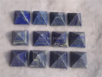 12pcs GAMTOS Lazuritas kvarco kristalo Piramidės gydymo didmeninė kaina, nemokamas pristatymas
