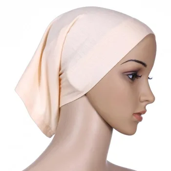 12PCS Naujas Fashon Musulmonišką Hidžabą Trumpas Islamo Hijab moterų Vidinis Dangtelis Islamo Šalikas Skrybėlės, galvos Apdangalai, Underscarf