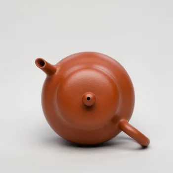 130ml Zisha Arbatinukas Yixing originalus raudonos molio garsaus Zhu purvo visų rankų darbo aukšto lempos arbatinukas Kung Fu arbatos virdulys arbatos dovanų rinkinys