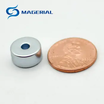 15-300pcs NdFeB N42 Magnetas Žiedas OT 11x3.3x6 mm Apvalus Stiprus Diametraliai Neodimio Nuolatinis Reti Žemės Magnetai Cinku Padengtą