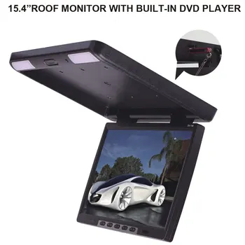 15.4 colių Stogo Monitorius su įmontuotu DVD Grotuvas