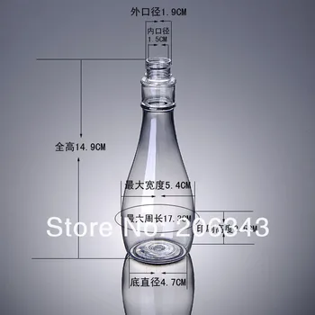 150ml mėlyna skaidri emulsija butelį ar losjonas butelį ar tualetinio vandens buteliukas