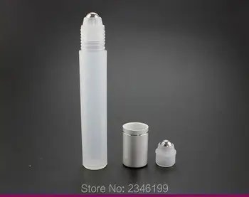 15ML Plastiko Skaidrus Roll Butelis su Stiklo Granulių Metalo, Plieno Rutuliuko,Paakių Kremas Mėginio Buteliukas, Kosmetikos Pakuotės,30 Vnt./Daug