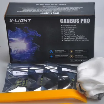 15vnt Canbus Pro Xenon White Premium LED Vidaus apšvietimo Rinkinys, skirtas 