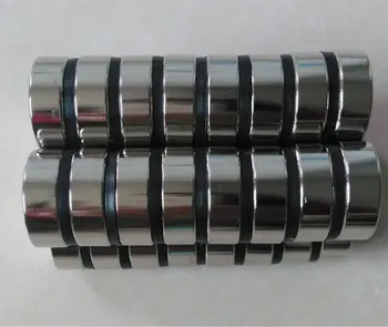 16PCS cilindrų D30mm*10mm traukos jėga 25KG labai stiprios galios neodimio magnetas N45 ndfeb nuolatinis retųjų žemių magnetas