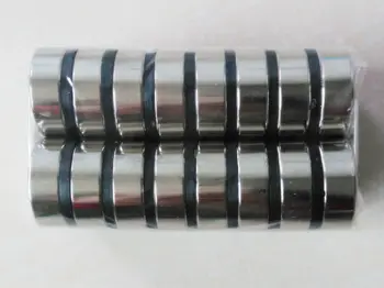 16PCS cilindrų D30mm*10mm traukos jėga 25KG labai stiprios galios neodimio magnetas N45 ndfeb nuolatinis retųjų žemių magnetas