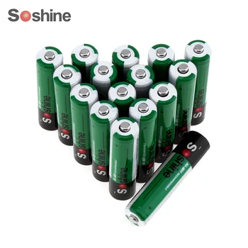 16pcs Soshine 1.2 V AAA 1100mAh Ni-Mh Akumuliatorius su 1000 Ciklo + Nešiojama Baterija Dėžutę