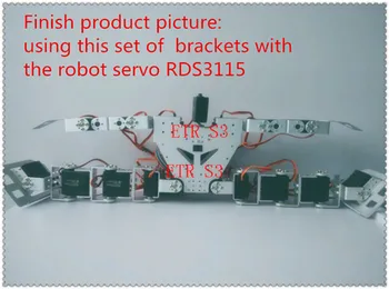 17DOF Arduino Humanoidų Robotas rėmo(ne servo) kontrolės servo Robotų Švietimo Robotas Rinkinys, Servo Laikiklis