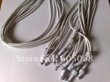 18# vandeniui sujungti lankstus kabelis rgb naudojant 2m ilgio laidus 4pins su male&female jungtis 20pcs/daug DHL ping