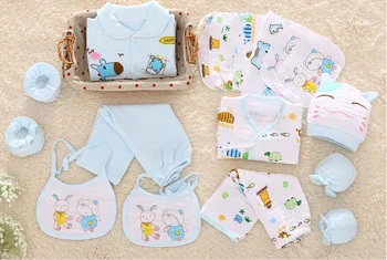 18 vienetų/set medvilnės kūdikių drabužiai apatiniai, kostiumai dovana drabužių rinkinys, skirtas rudens ir žiemos kūdikių pilnatis drabužiai