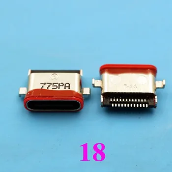 180pcs USB 3.1 Type C Connectors 3.1 USB Female Sockets for Mobile Phone USB C 3.1 Version Interface Charging Jacks