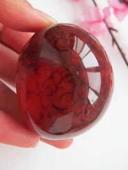 187g Natūralus Raudonasis agatas Žaisti akmenų, Kristalų Pavyzdžių Gydymo Unikalus Namų Dekoracijas patalpų įrengimui skirti Dirbiniai Amatų kolekcija