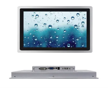 19 atidaryti rėmelį lcd monitorius su VGA DVI įvesties pramonės jutikliniu ekranu