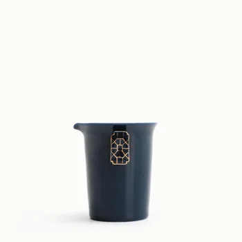 190ML Klasikinės Mėlynos spalvos Kontūro Aukso, Keramikos, Porceliano Tikroji Biuro Kavos Puodelio Pieno Arbata Visuomenės Puodelis Cha Hai Namų Drinkware Dovanos