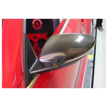 1Pair Anglies pluošto Šoninės Durys galinio vaizdo Veidrodis Apima Dangteliai, Volkswagen VW PASSAT CC 2008-2012 m.
