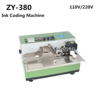 1pc Automatinio Kodavimo mašina plastiko maišą spausdintuvo data spausdintuvo rašalo kodavimo mašina ZZZH-380