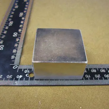 1pc Blokas Nuolat 50mm x 50mm x 30mm Itin Stiprus ndfeb magnetai, Neodimio Magnetas, Aukštos Kokybės 50*50*30 nemokamas pristatymas