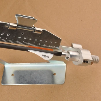 1pc Reguliuojamas Plieno Fletching Jig Stick Plunksnų Klijavimo Įrenginys, skirtas 