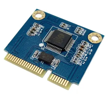 1pcs Dual TF Mikro SD Kortelės su Mini PCI-E Express su puse, Laikiklis, Atminties Kortelių Skaitytuvą, Adapteris,
