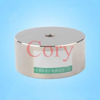 1PCS Round Cylindrical Electromagnet Solenoid 10mm Stroke 80KG/80N Force