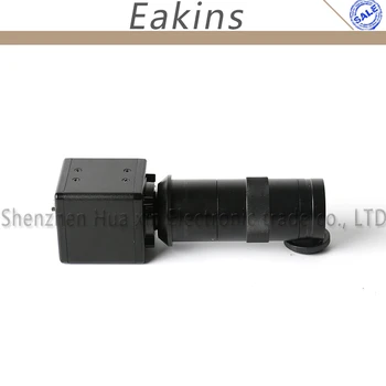 2 in 1 Pramonės CCD Cmos, USB VGA Elektroninis Skaitmeninis Mikroskopas su Kamera +100X C-Mount Objektyvas+56 LED žibintai