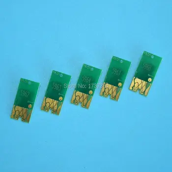 2 komplektai T5961-T5964/T5968 Resettable chip Epson Stylus Pro 9700 papildymo rašalo kasetė
