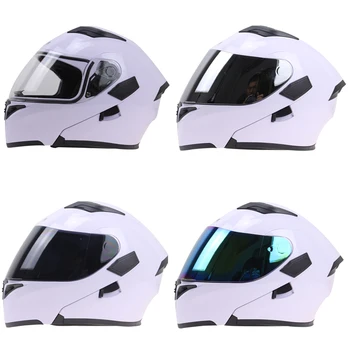 2 stiklinės įrengtas motociklo šalmas ir 4 spalvos skydo spalva galima apversti aukštyn šalmas nuimamas ir plaunamas įdėklas DOT EEK patvirtinti