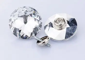 20-30mm bauhinia Stiklo Kristalų Nagai Mygtuką Kristalų sagtis, minkštas maišas. Sofa nagai. diamond sagtis.Išplėstinė Kristalų Mygtukai