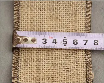 20 Metrų 7.5 cm Džiuto už kanapės rolls Heseno Juostelės su Apdailos Juostos Vestuvių dekoracijos 