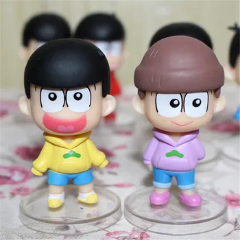 20 rinkiniai/daug Osomatsu-san žaislai Anime J. osomatsu san Karamatsu Ichimatsu duomenys PVC lėlės 6pcs/set 6.5 cm pristatymas per DHL/EMS