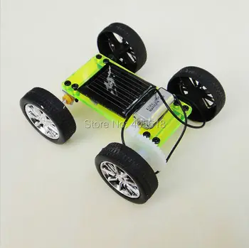 20 rinkinių, Žalia Modelis miniatiūriniai malonumas mini saulės automobilių diy gamybos technologija paauglių nušvitimą žaislas