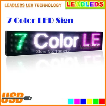 20 x 6 colių HD SMD RGB Full USB, Programuojamas Slinkimo Žinutę LED ekranas, Pasirašyti Valdybos