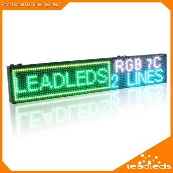 20 x 6 colių HD SMD RGB Full USB, Programuojamas Slinkimo Žinutę LED ekranas, Pasirašyti Valdybos