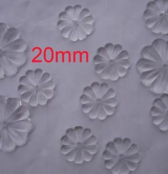 2000pcs/daug , 20mm gėlių formos kristalų, stiklo karoliukų , nemokamas Pristatymas