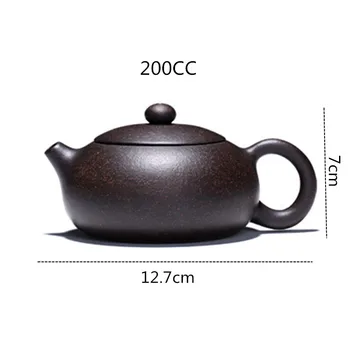 200CC Raudonos molio arbatinukas butas Xi Shi rankų darbo zisha kung fu virdulys drinkware su dovanų dėžutė 23.2