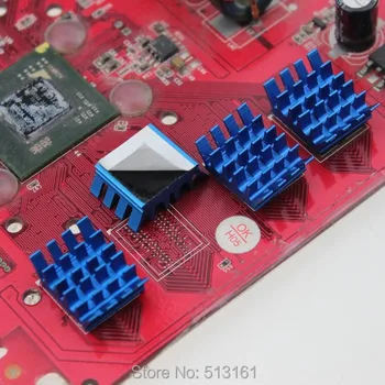 200pcs Aliuminio Radiatoriaus Aušintuvas Šilumos šalintuvai (radiatoriai), Kompiuterio VGA Card RAM IC PC Chipset Heatsink