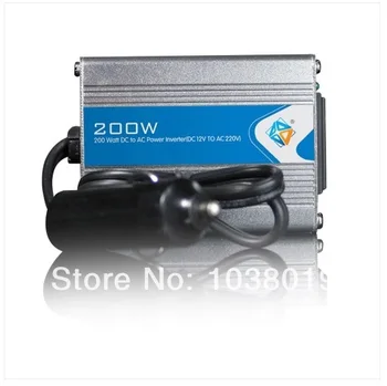 200W-Modified Sine Wave power inverter 200w peak 400W DC12V į AC 220V dc-ac Energijos Keitiklio-2