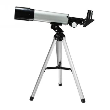 2016 F36050M 360/50mm Lūžio Lauko Monokuliariniai Astronominis Teleskopas Su Nešiojamų Trikojo Spotting scope Sidabro Spalvos