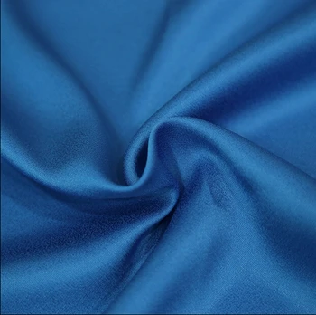 2016 mėlyna blizgesį spalvingas suknelė marškinėliai, kelnės sijonas grynos medvilnės satino audinio suknelė