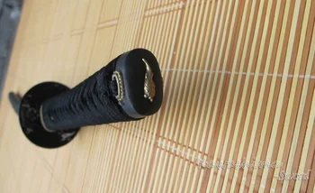 2016 Pristatymas Nemokamas Tiekimo Rankų Darbo Japoniškas Kardas Katana Didelis Anglies Plieno Full Tang Juodoji Kardžuvė Juoda