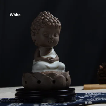2016NEW Keramikos Budda Smilkalų Degiklis Bokštas Sandalmedžio Smilkalai Agilawood Ritė Budizmas Namų Dekoro Statulėlės Miniatiūros Didmeninės