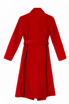 2017 Karšto kokybės žiemos mados moterų striukė Plonas šiltas kailis vientisos spalvos Paltas nemokamas pristatymas