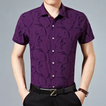 2017 m. vasarą, pavasarį naujas vyrų atspausdinta marškinėliai, trumpas rankovėmis vyriški marškinėliai slim mados vyriški marškinėliai atsitiktinis verslo marškinėliai XL 2XL 3XL