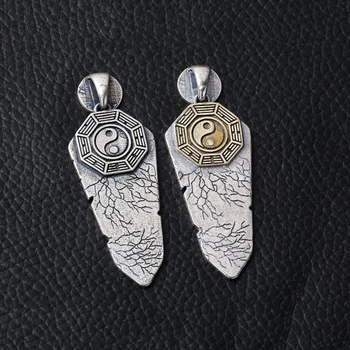2017 Nauja Buda Pora Pakabukas 925 Sterlingas sidabro Etninės Pasisekė Taikos simbolis Karoliai Pakabukas Vyrai Moterys Dovana Fine Jewelry FP11