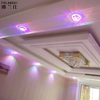 2017 naujas LED salė, šviesos, koridorius, veranda lempos kristalų lubų lempa kambarys NIUYAN šviesos skylė lempos