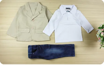 2017 naujas mados drabužiai, kūdikių drabužiai medvilnės drabužius nustatyti kūdikių berniukų pilka rinkinių drabužių vaikams clothings berniukai aukštos kokybės rinkiniai